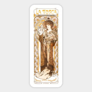 La Tosca, Sarah Bernhardt Sticker